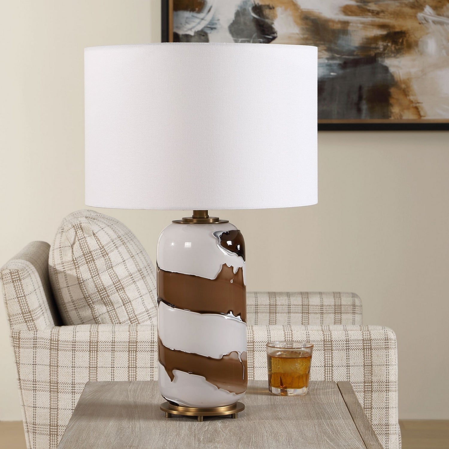 Uttermost - 30672-1 - One Light Table Lamp - Ararat - Antique Brass