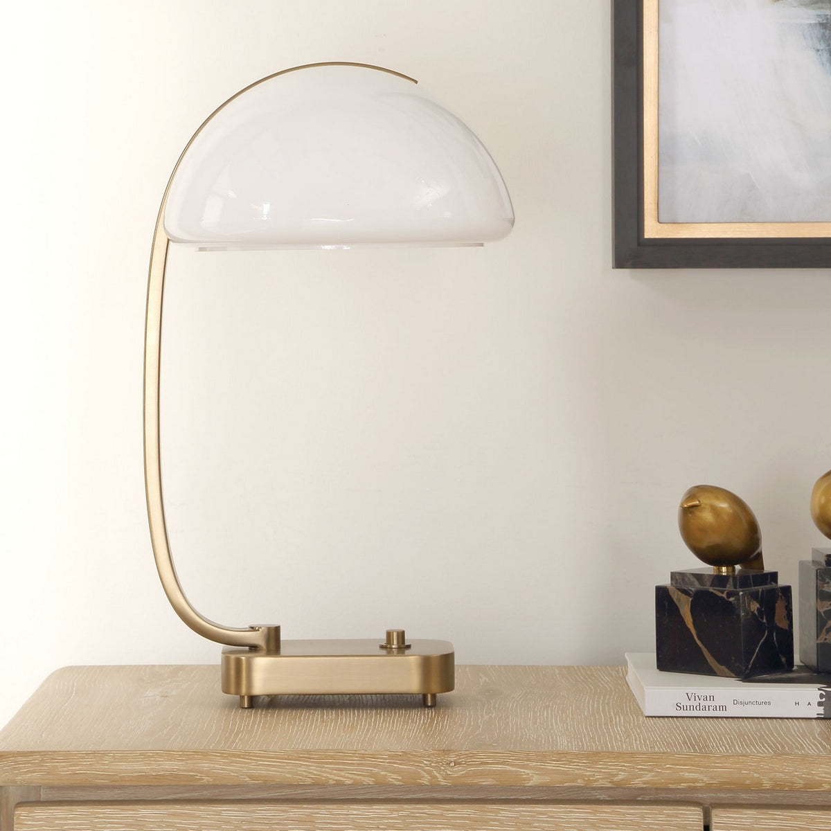 Uttermost - 30676-1 - Lampe de bureau à une lumière - Bend The Rules - Laiton antique