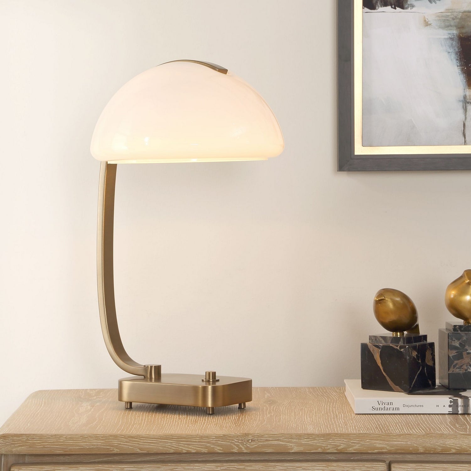 Uttermost - 30676-1 - Lampe de bureau à une lumière - Bend The Rules - Laiton antique