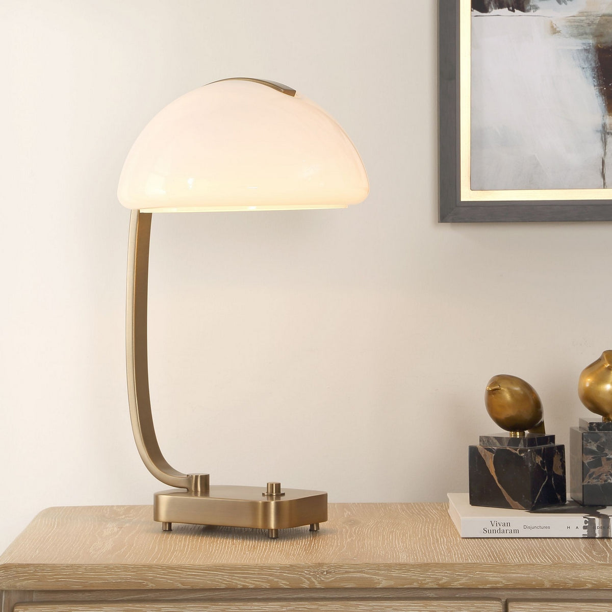 Uttermost - 30676-1 - Lampe de bureau à une lumière - Bend The Rules - Laiton antique