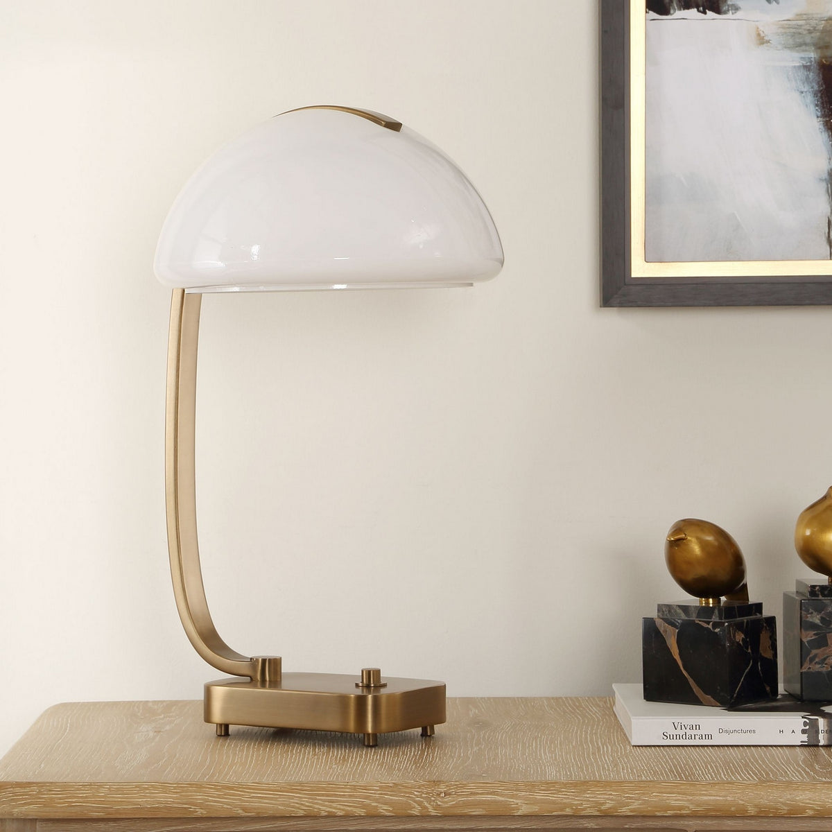 Uttermost - 30676-1 - Lampe de bureau à une lumière - Bend The Rules - Laiton antique