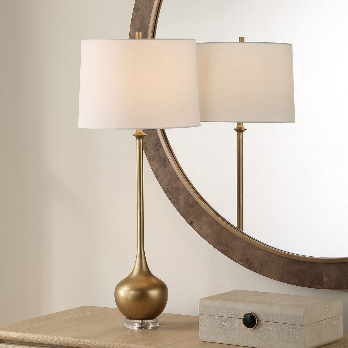 Uttermost - 30678 - Lampe de buffet à une lumière - Good As Gold - Or antique brossé