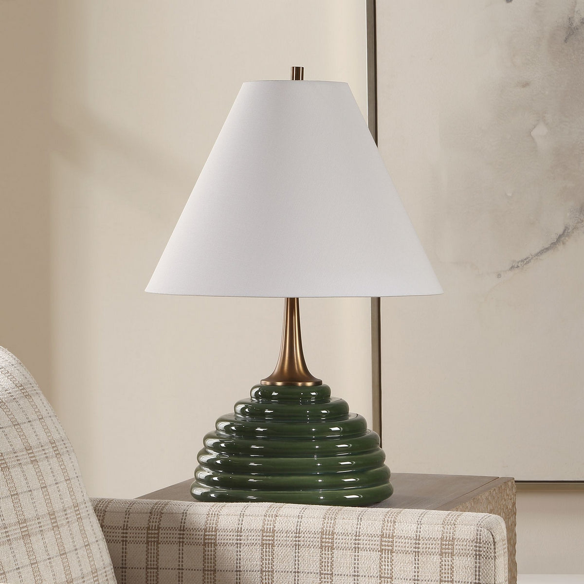 Uttermost - 30681-1 - Une lumière Lampe de table - McKay - Cuivres