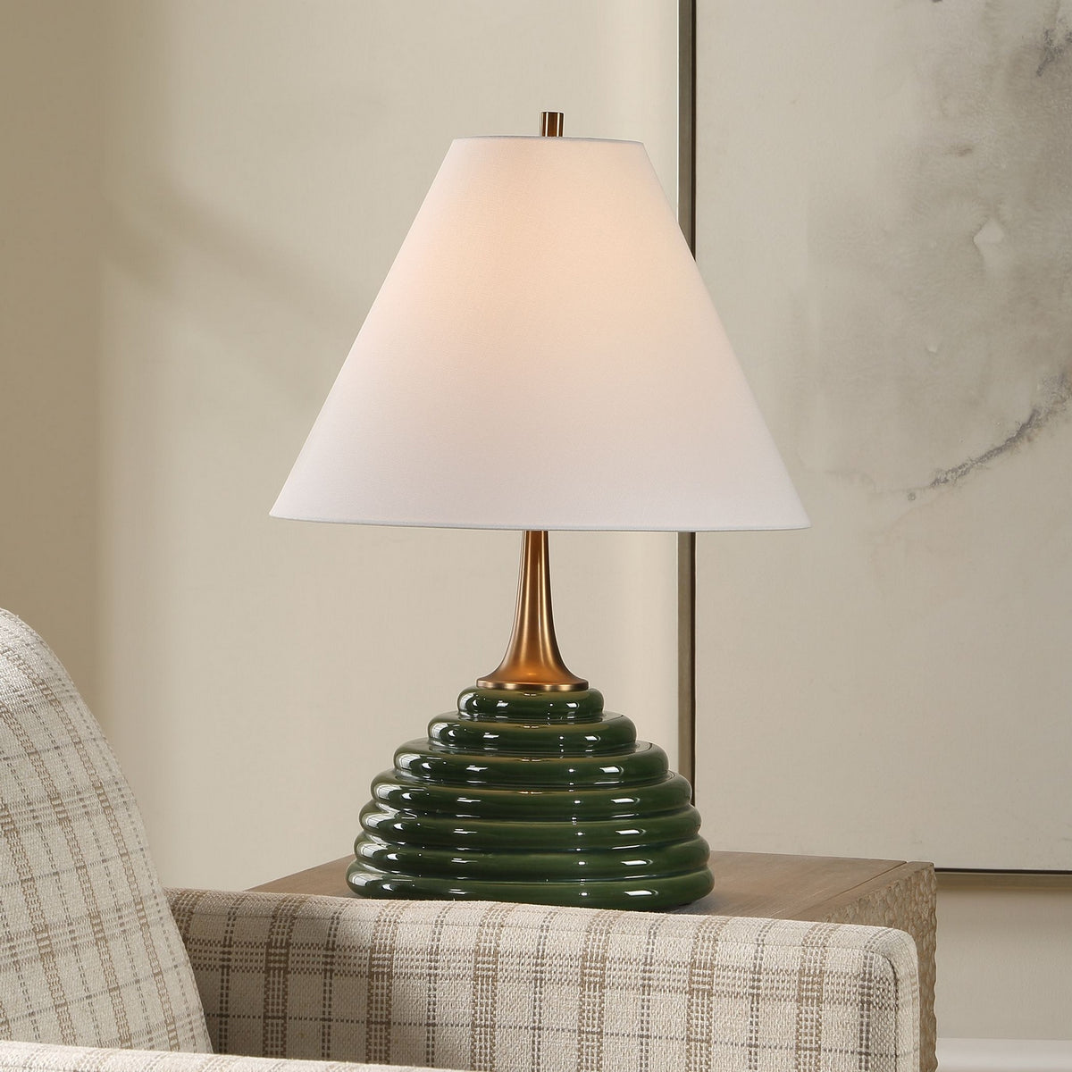 Uttermost - 30681-1 - Une lumière Lampe de table - McKay - Cuivres