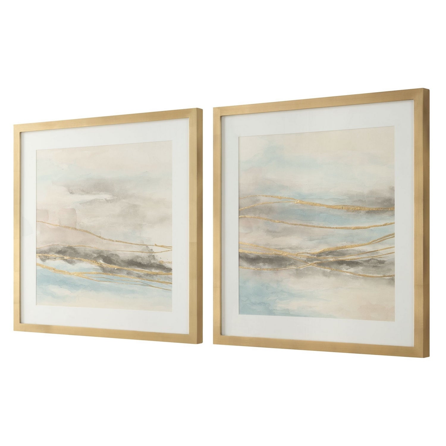 Uttermost - 32461 - Ensemble de 2 impressions de paysage - So Golden - Or