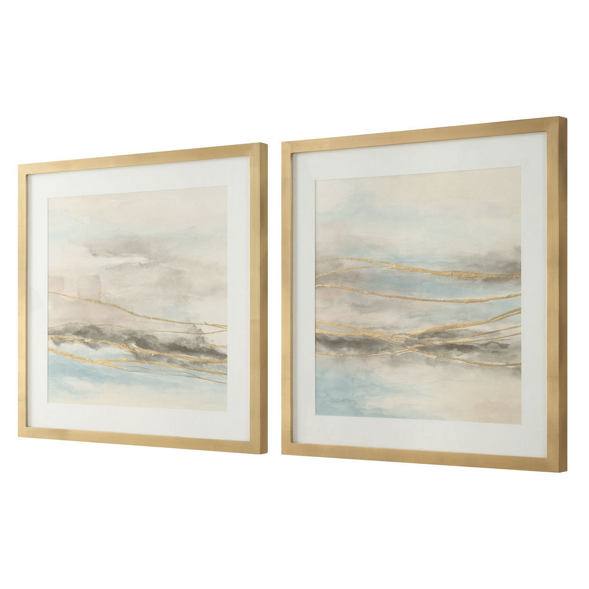 Uttermost - 32461 - Ensemble de 2 impressions de paysage - So Golden - Or