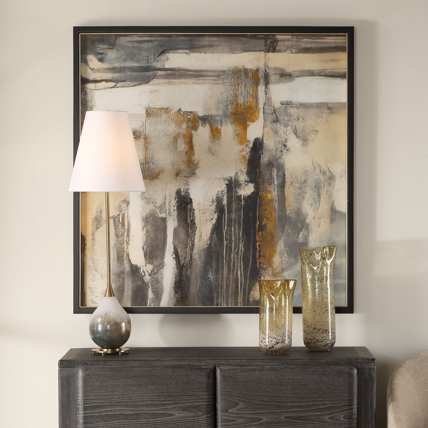 Uttermost - 32467 - Art abstrait - Glissement de terrain - Noir