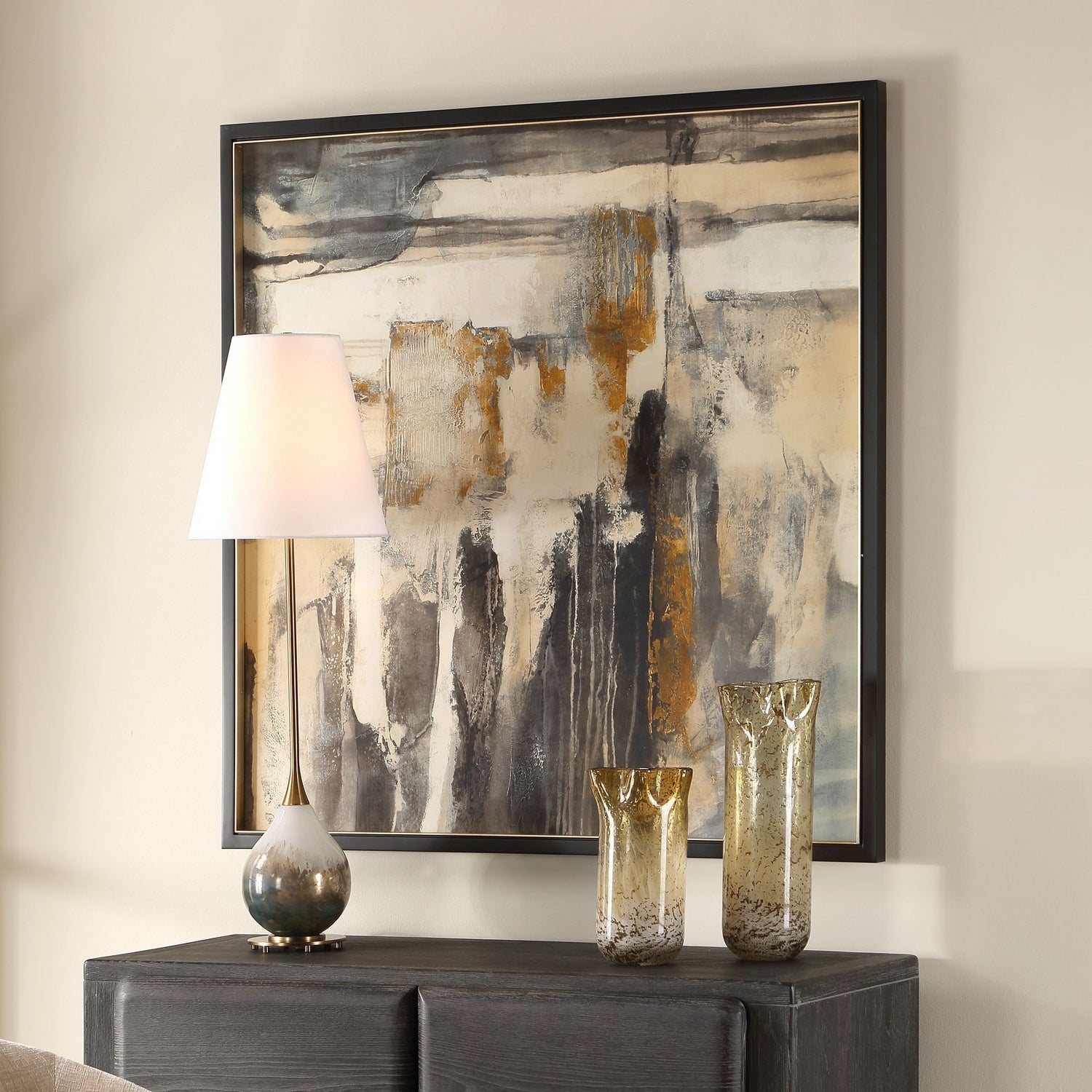 Uttermost - 32467 - Art abstrait - Glissement de terrain - Noir