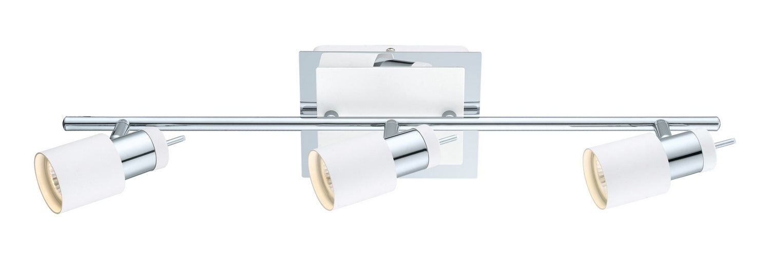 Eglo Canada - 200323A - Three Light Fixed Track Light - Davida - Chrome & White