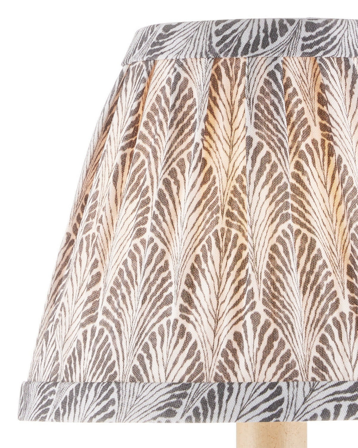 Currey and Company 0900-0053 Plume Shade in Stone/Ivory