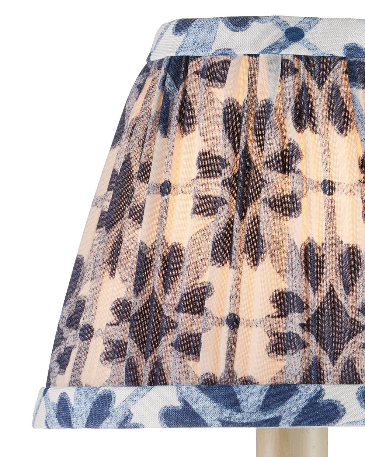 Abat-jour conique Currey and Company 0900-0054 Pembrook bleu