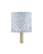 Currey and Company 0900-0063 Abat-jour Lenore en bleu/ivoire