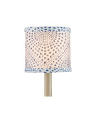 Currey and Company 0900-0063 Abat-jour Lenore en bleu/ivoire
