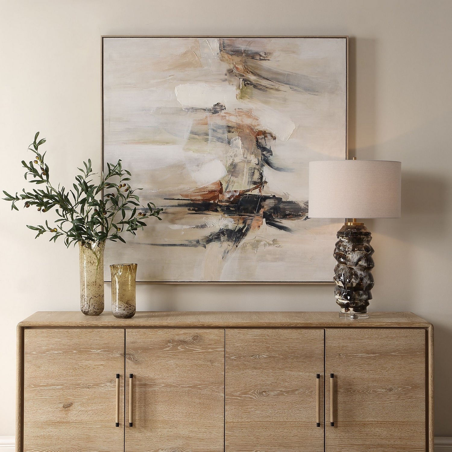 Uttermost - 32475 - Art abstrait - Éruption - Pin naturel