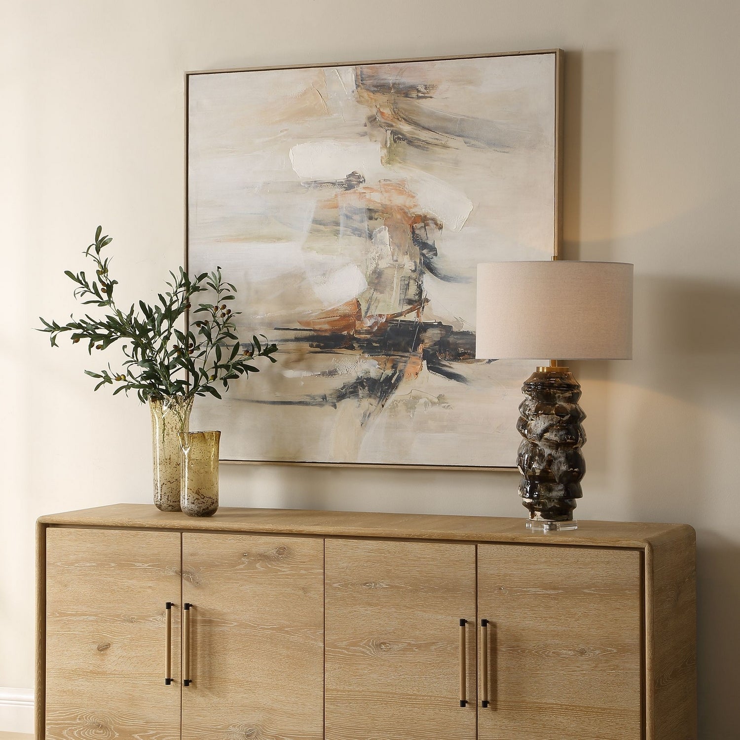 Uttermost - 32475 - Art abstrait - Éruption - Pin naturel