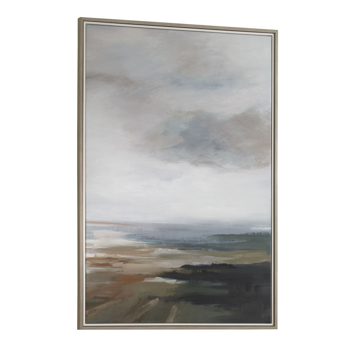 Uttermost - 32491 - Landscape Print - Lowlands - Gray Wood And White