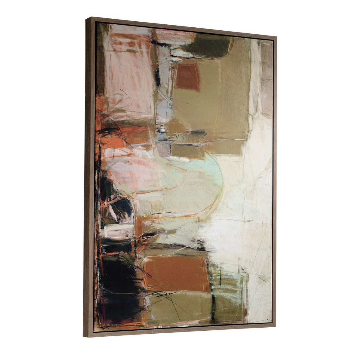 Uttermost - 32495 - Abstract Art - Palace Walls - Light Oak