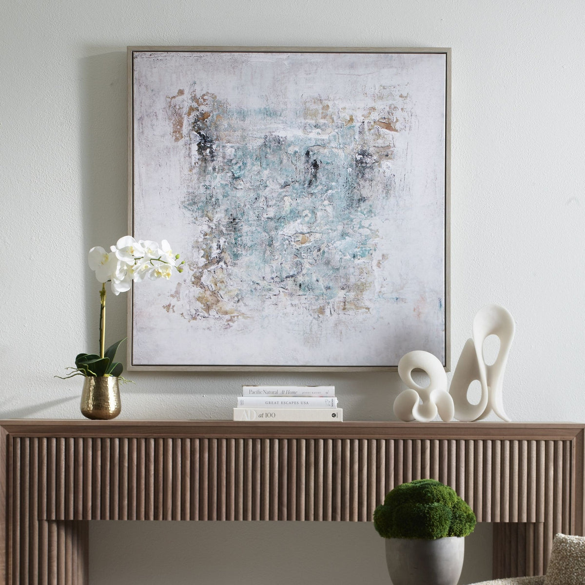 Uttermost - 32498 - Abstract Art - Find Me Here - Gray Wood