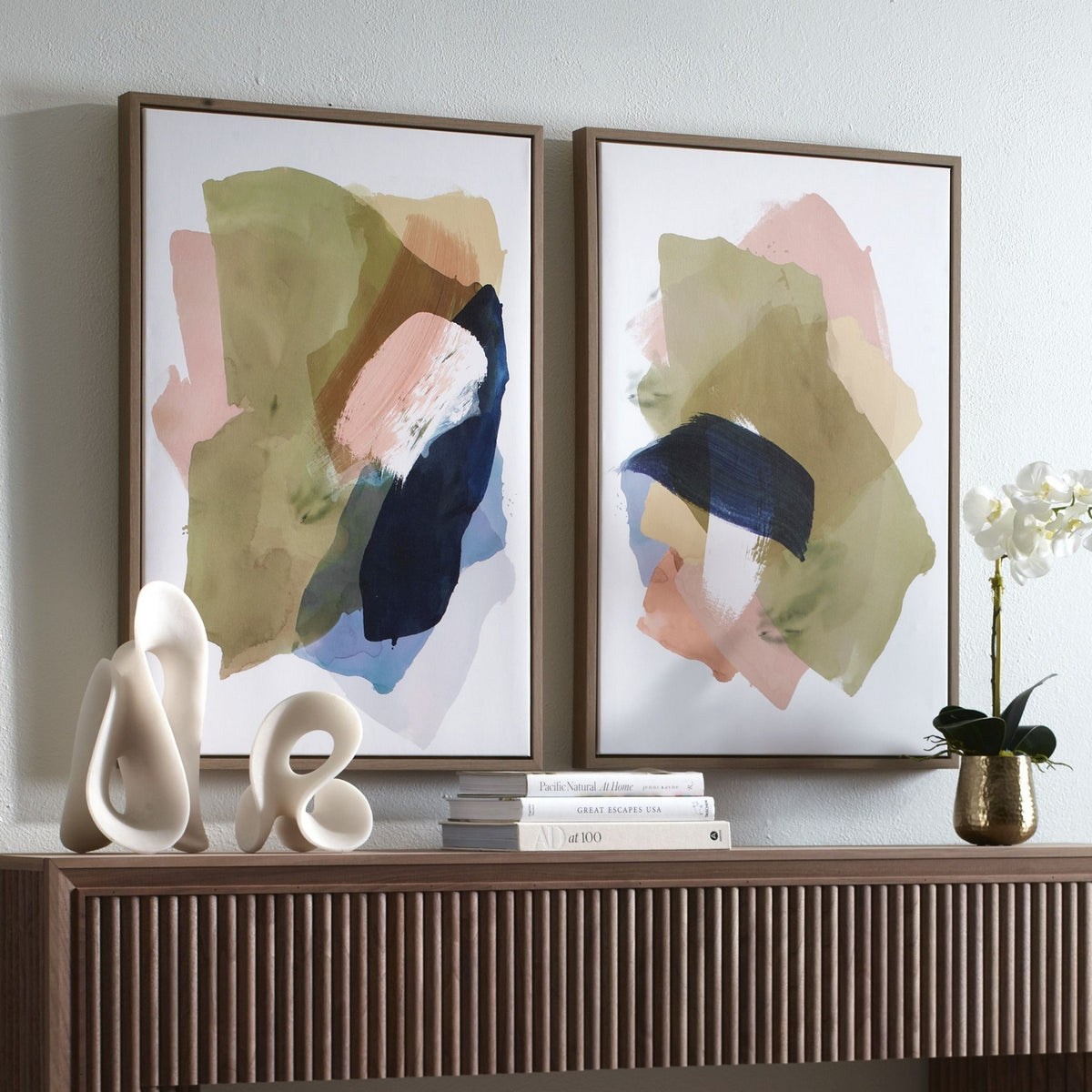 Uttermost - 32499 - Art abstrait - Après-midi abstrait - Chêne clair