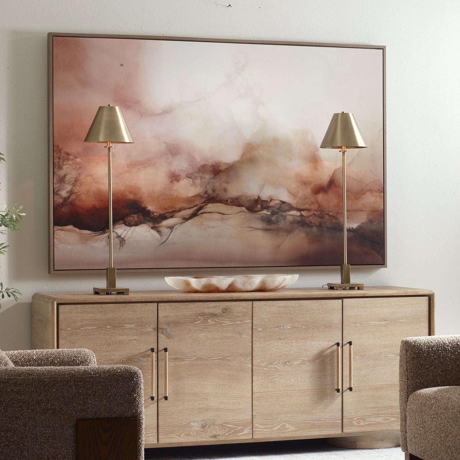 Uttermost - 32544 - Art abstrait - Rise - Chêne clair