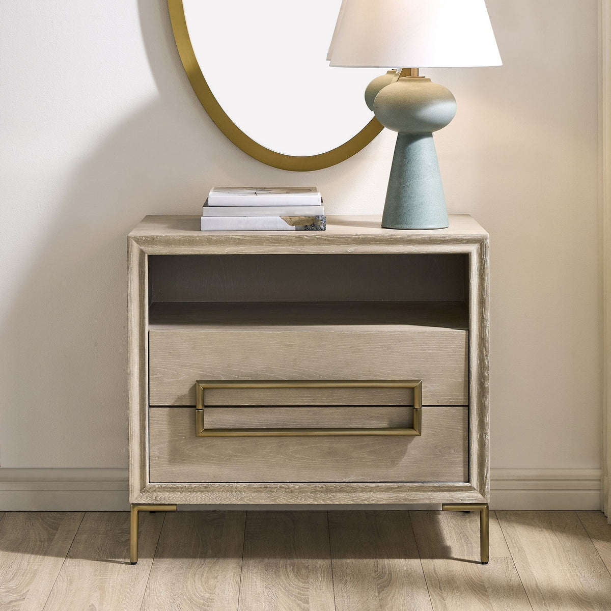 Uttermost - 50316 - Side Table - Alessia - Brushed Brass