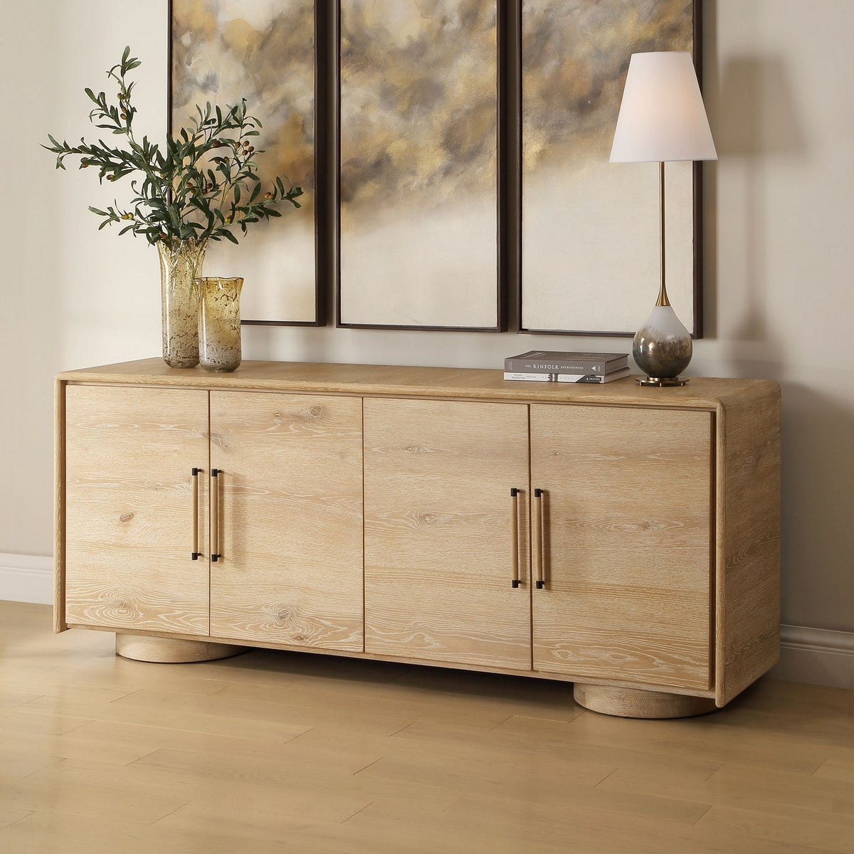 Uttermost - 50328 - Cabinet - Evanston - Black