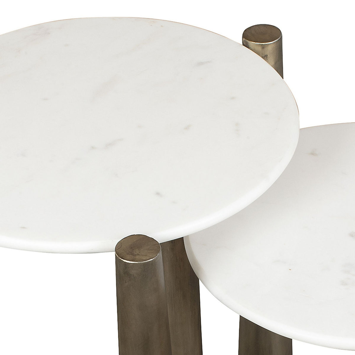 Uttermost - 50336 - Ensemble de 2 tables gigognes - Claridge - Or antique