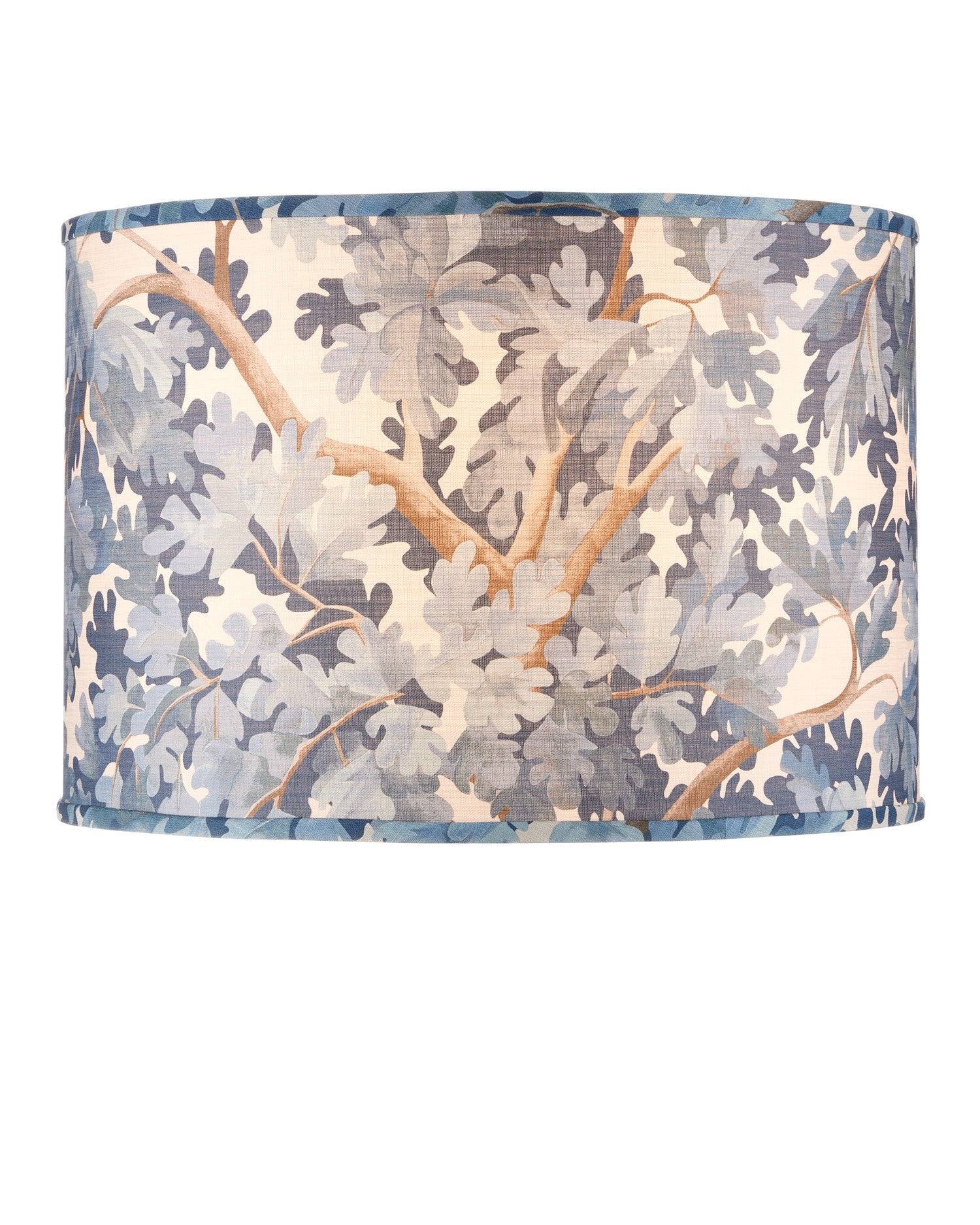 Currey and Company - 0900-6011 - Lamp Shade - Woodland - Blue / Brown / Ivory