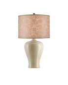 Abat-jour tambour Nomad de Currey and Company 0900-6013, couleur beige/ivoire