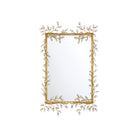 Currey and Company - 1000-0161 - Miroir - Myosotis - Transparent / Feuille d'or chinoise