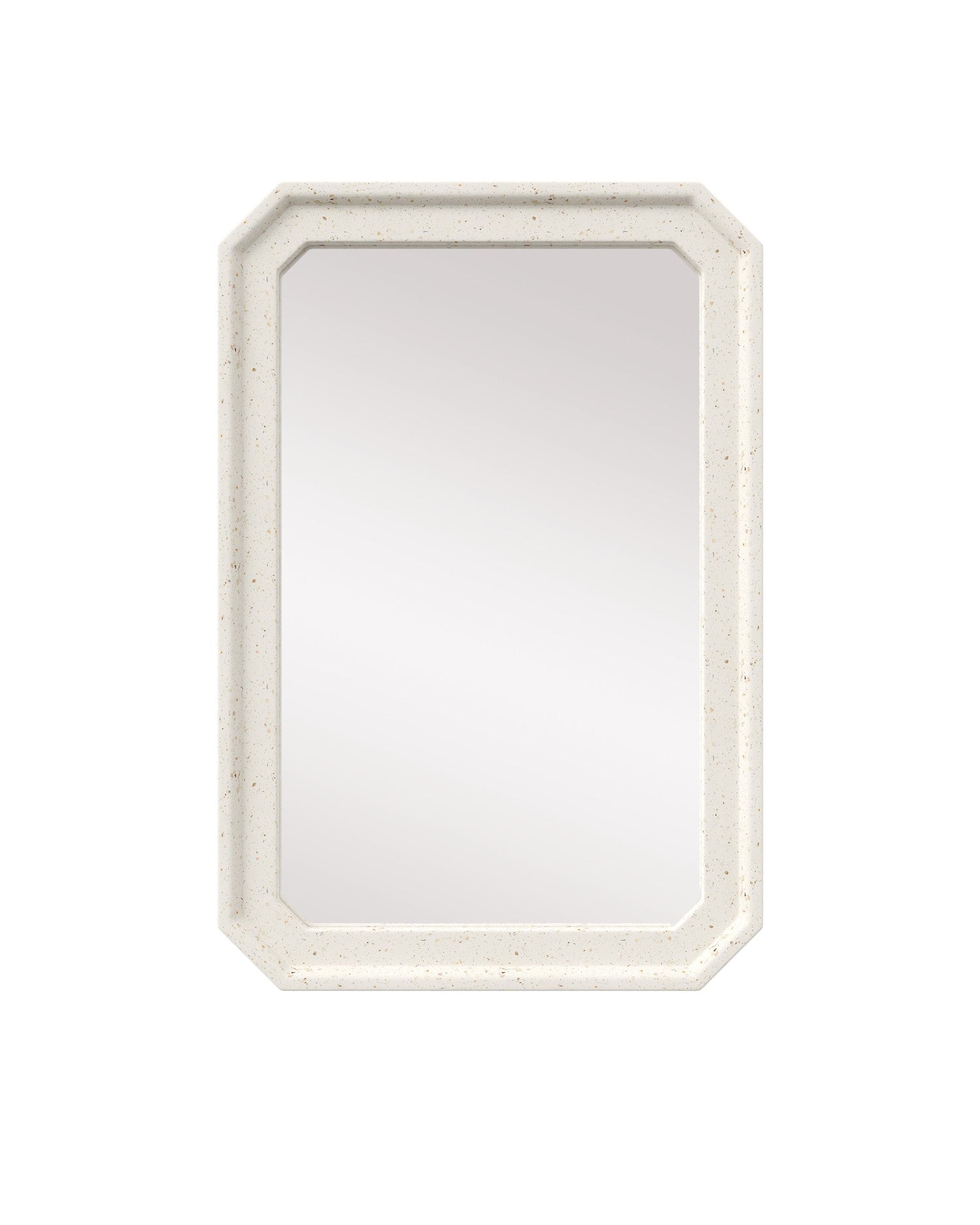 Currey and Company - 1000-0163 - Mirror - Carson - Ivory Terrazzo