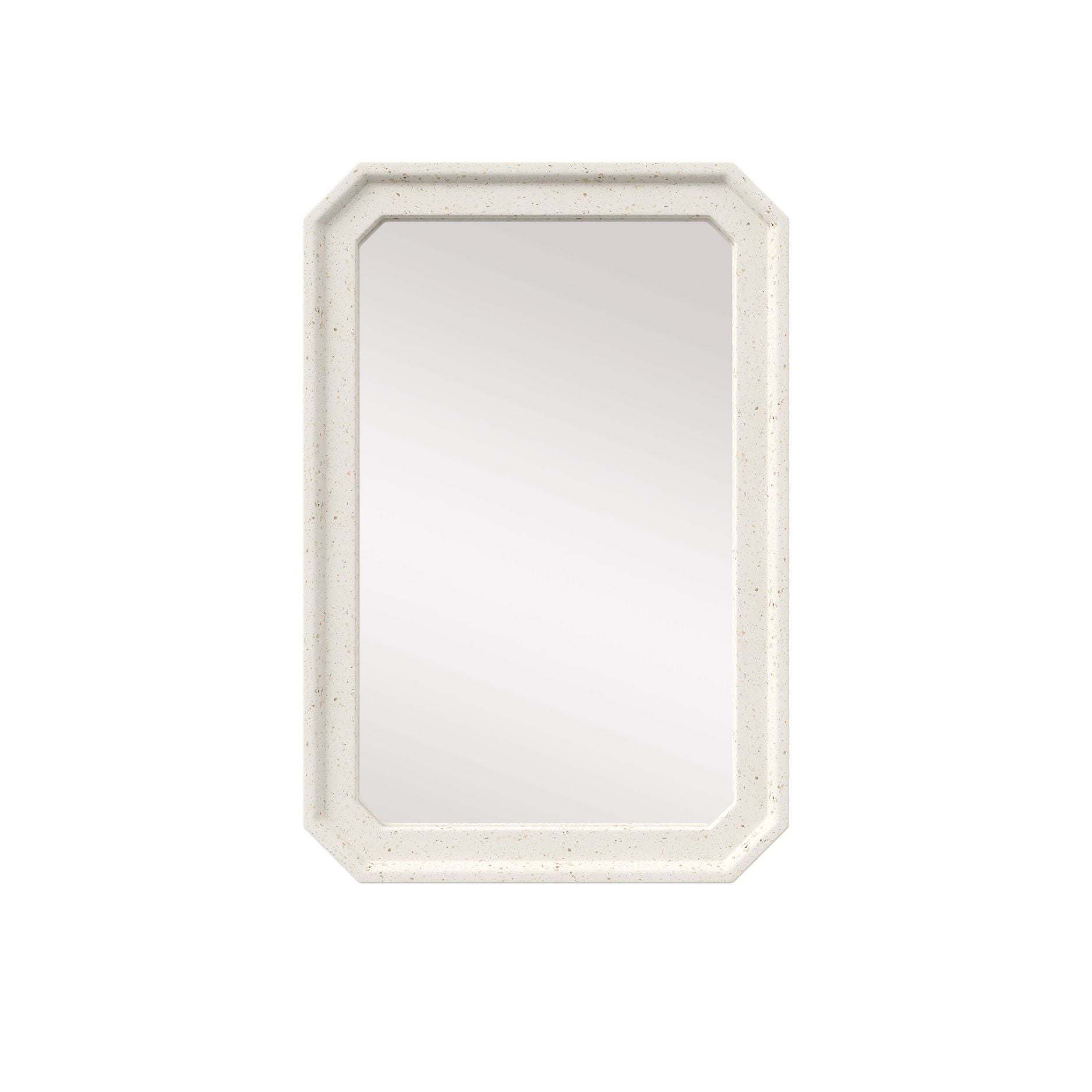 Currey and Company - 1000-0163 - Miroir - Carson - Terrazzo ivoire