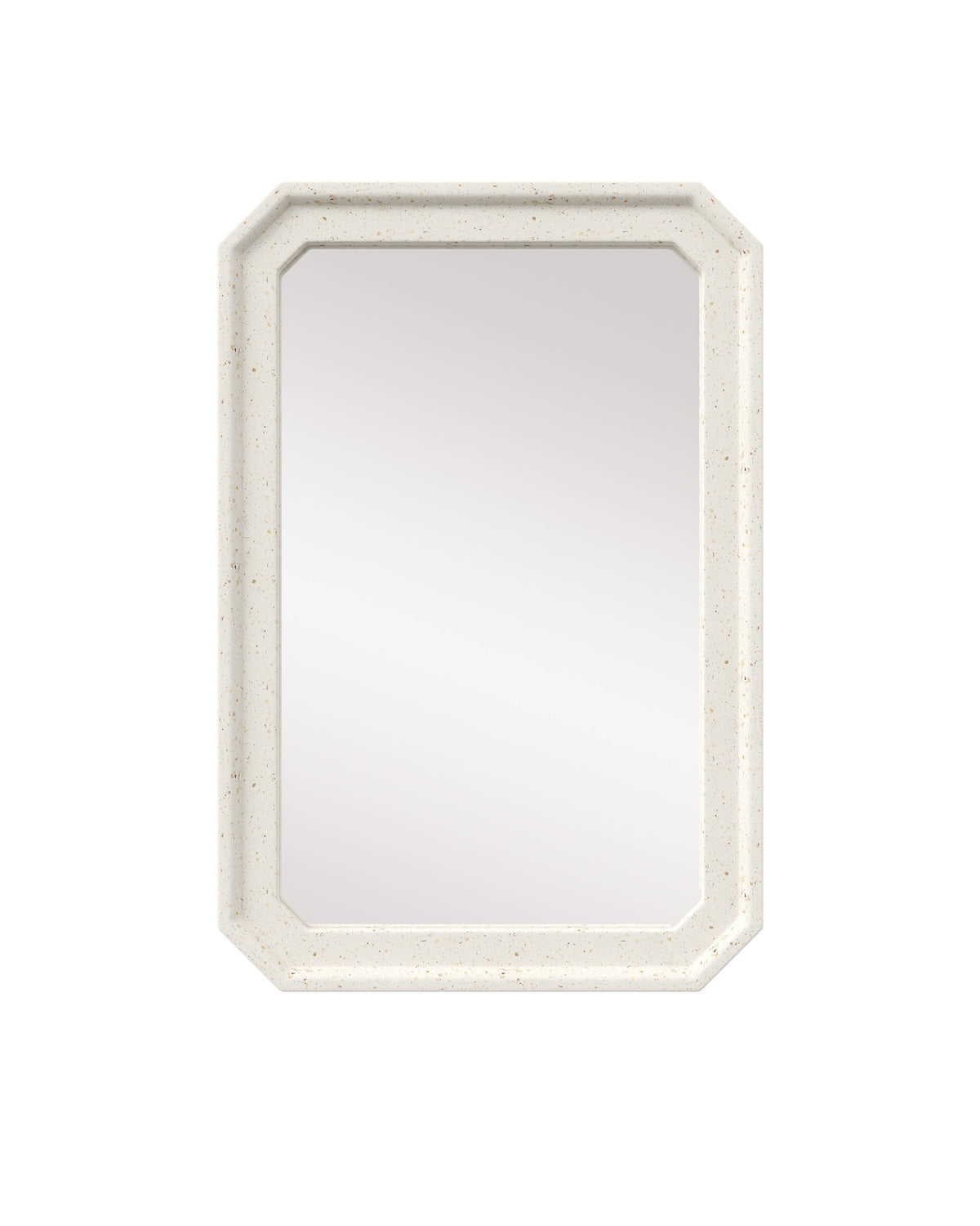 Currey and Company - 1000-0163 - Mirror - Carson - Ivory Terrazzo