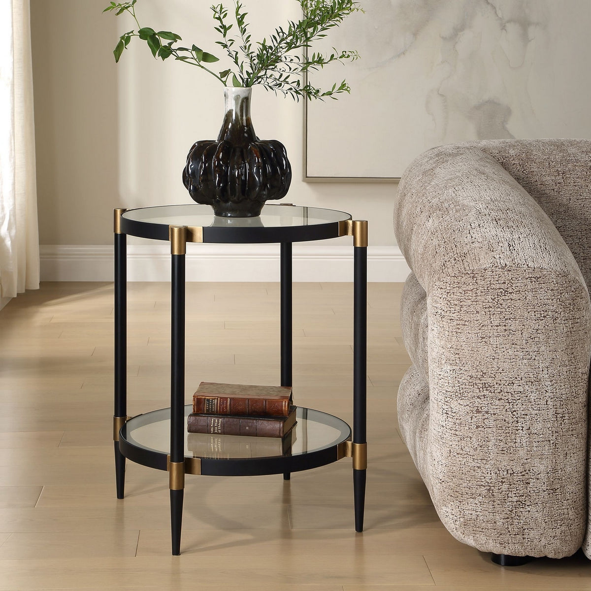 Uttermost - 50360 - Side Table - Chadid - Black Iron