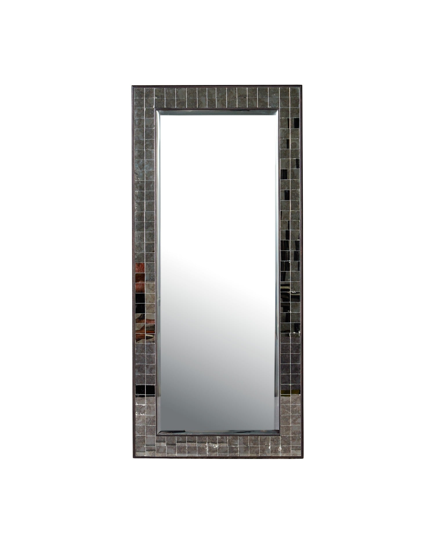 Currey and Company - 1000-0167 - Mirror - Mosaico - Ebony / Antique Mirror