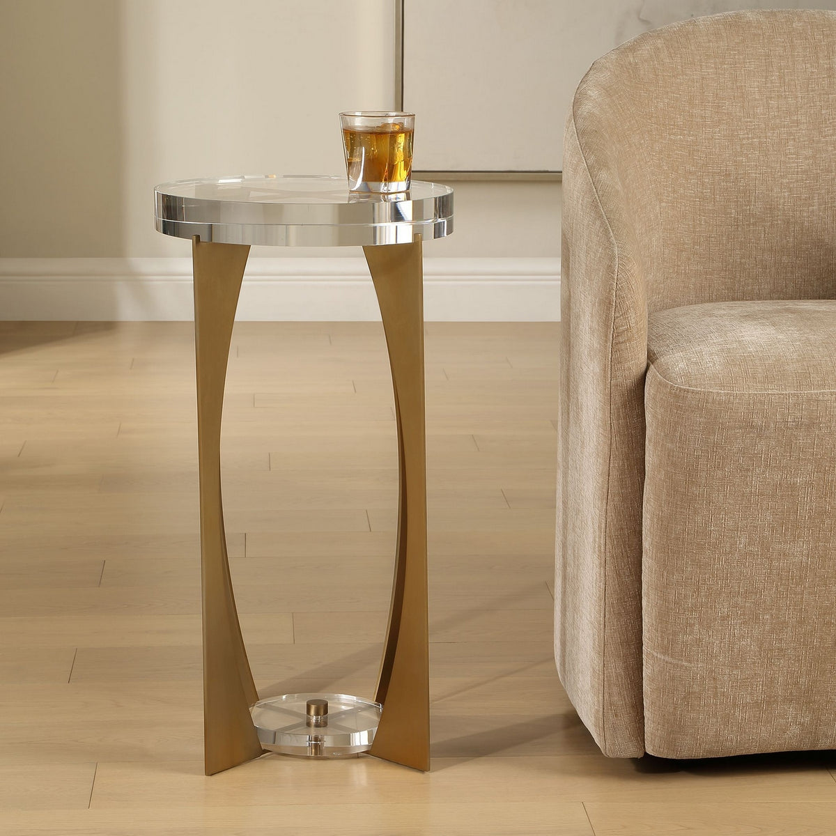 Uttermost - 50368 - Accent Table - Kolkata - Brass