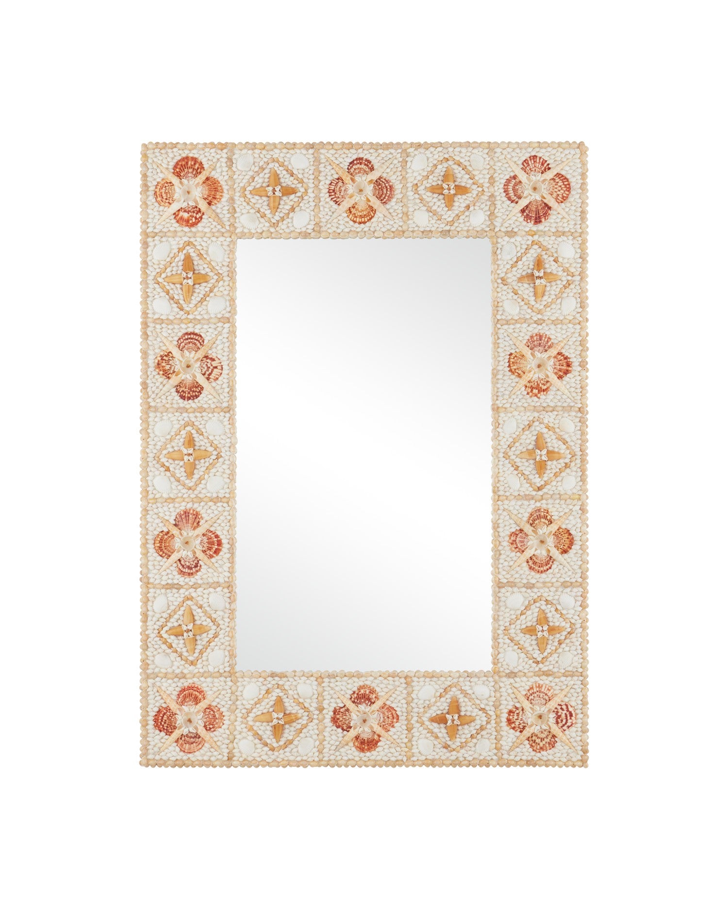 Currey and Company - 1000-0169 - Mirror - Junonia Rectangular Mirror - Natural