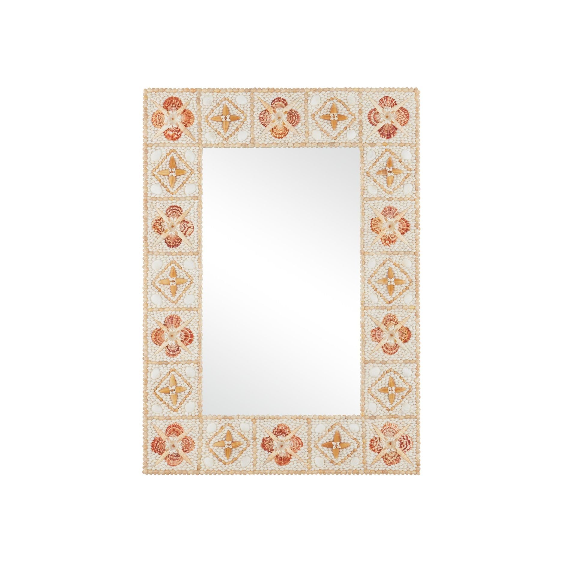 Currey and Company - 1000-0169 - Miroir - Miroir rectangulaire Junonia - Naturel