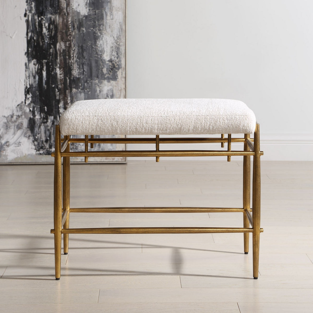 Uttermost - 53039 - Bench - Karleen - Antique Brass