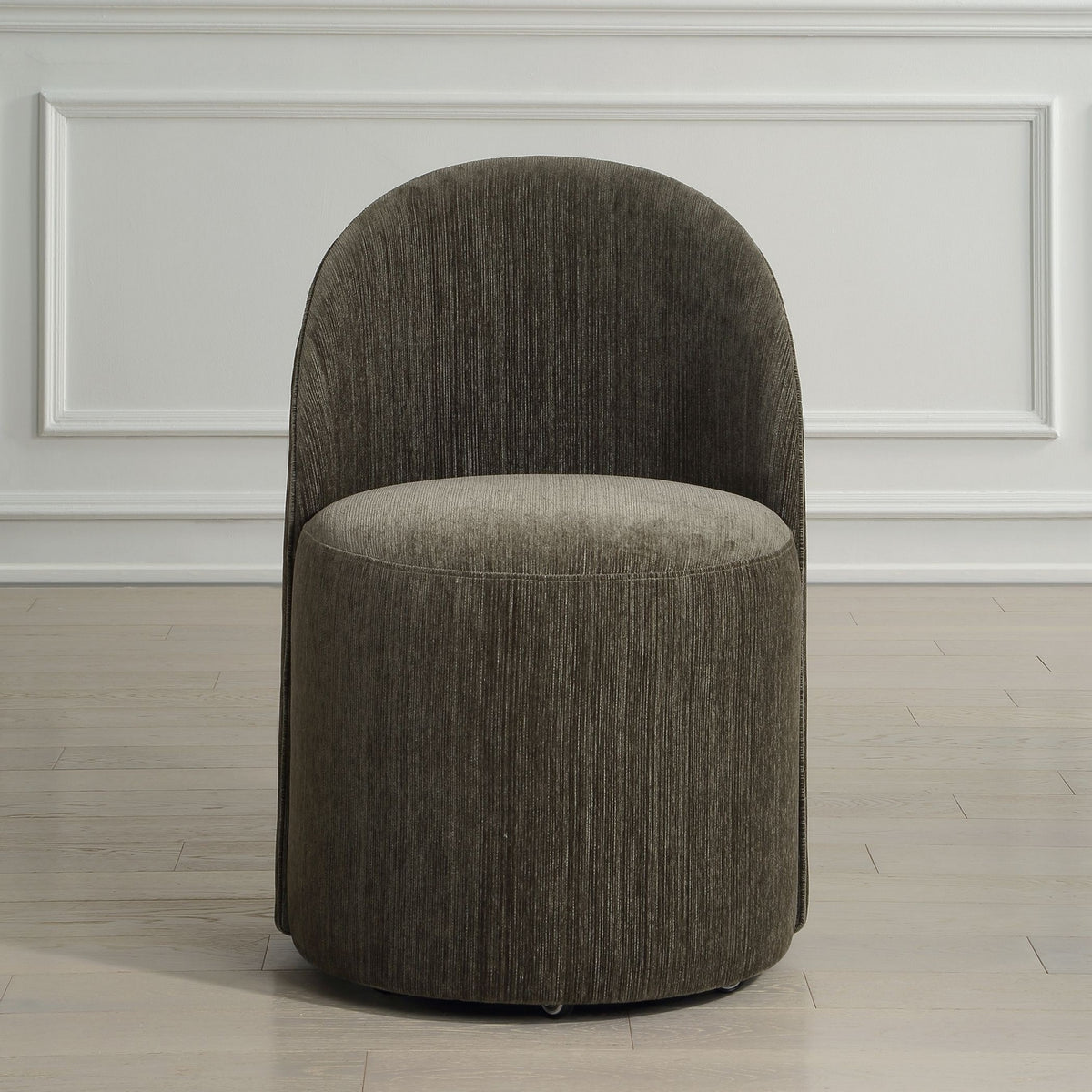 Uttermost - 53053 - Dining Chair - Roll With It - Textured Chenille In Herb