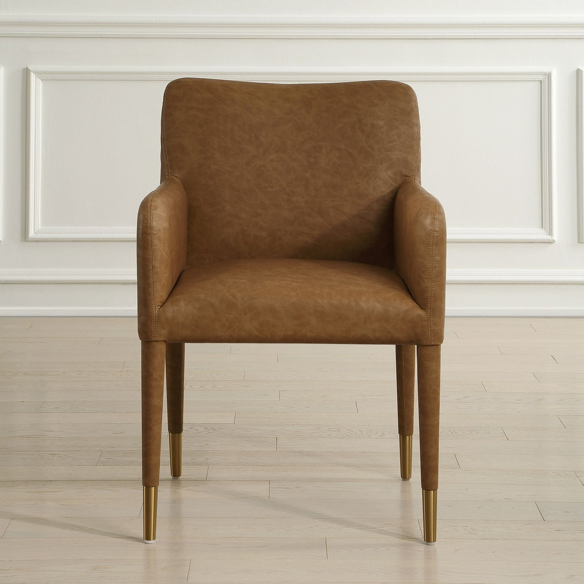 Uttermost - 53055 - Dining Chair - Conifer - Brushed Brass