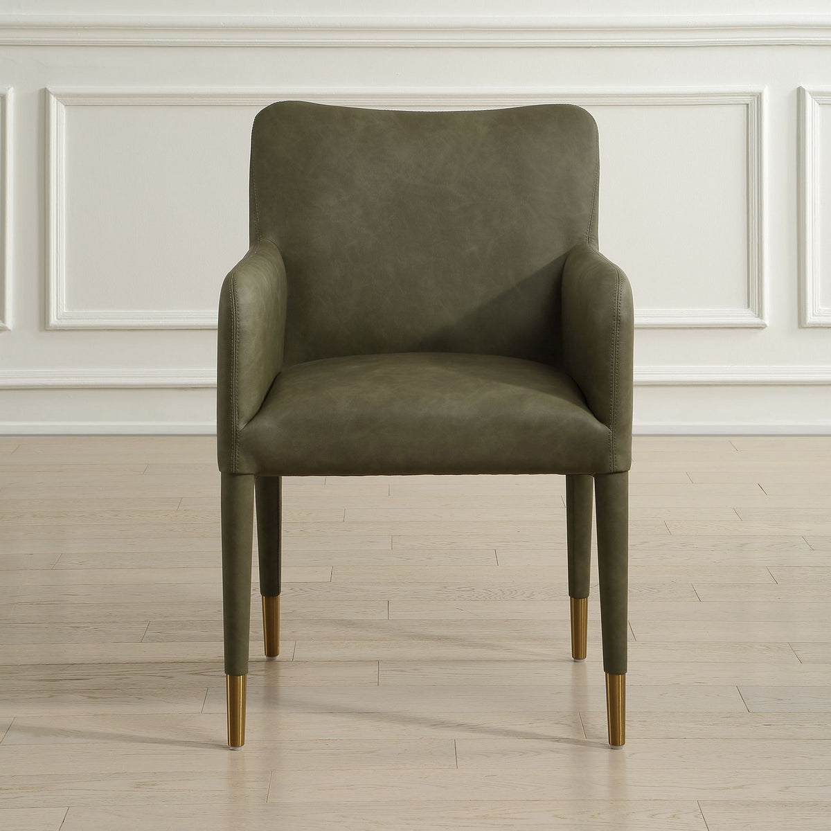 Uttermost - 53056 - Dining Chair - Conifer - Brushed Brass