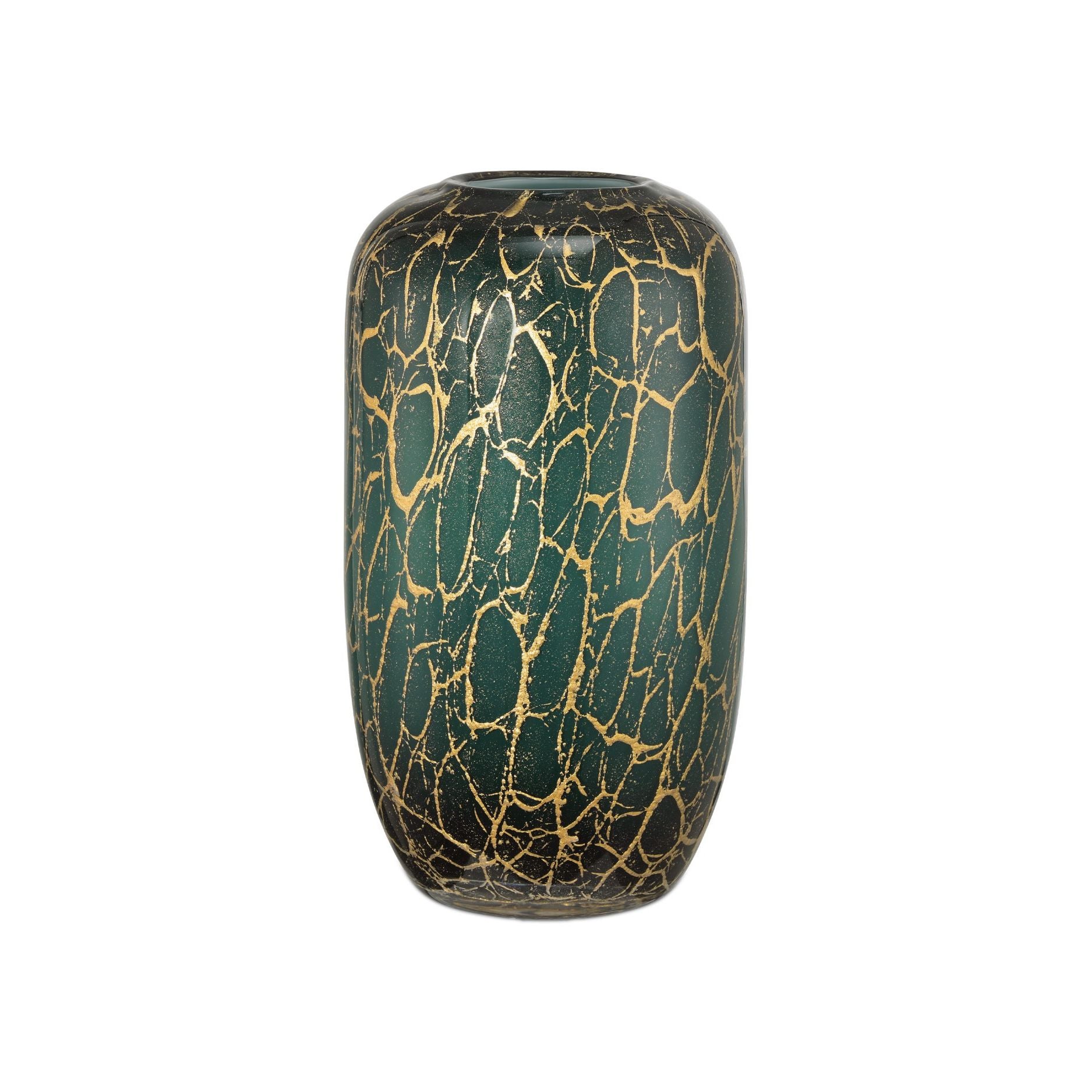 Currey and Company - 1200-0990 - Vase - Vase Vitry Vert et Or - Vert / Or