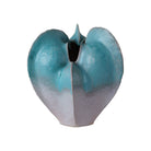 Currey and Company - 1200-0997 - Vase - Vase bleu à forme libre - Bleu / Gris foncé