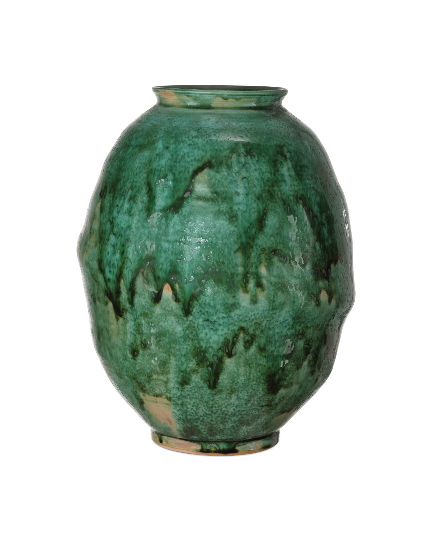 Currey and Company - 1200-1006 - Vase - Marrakesh Green Vase - Imperial Green