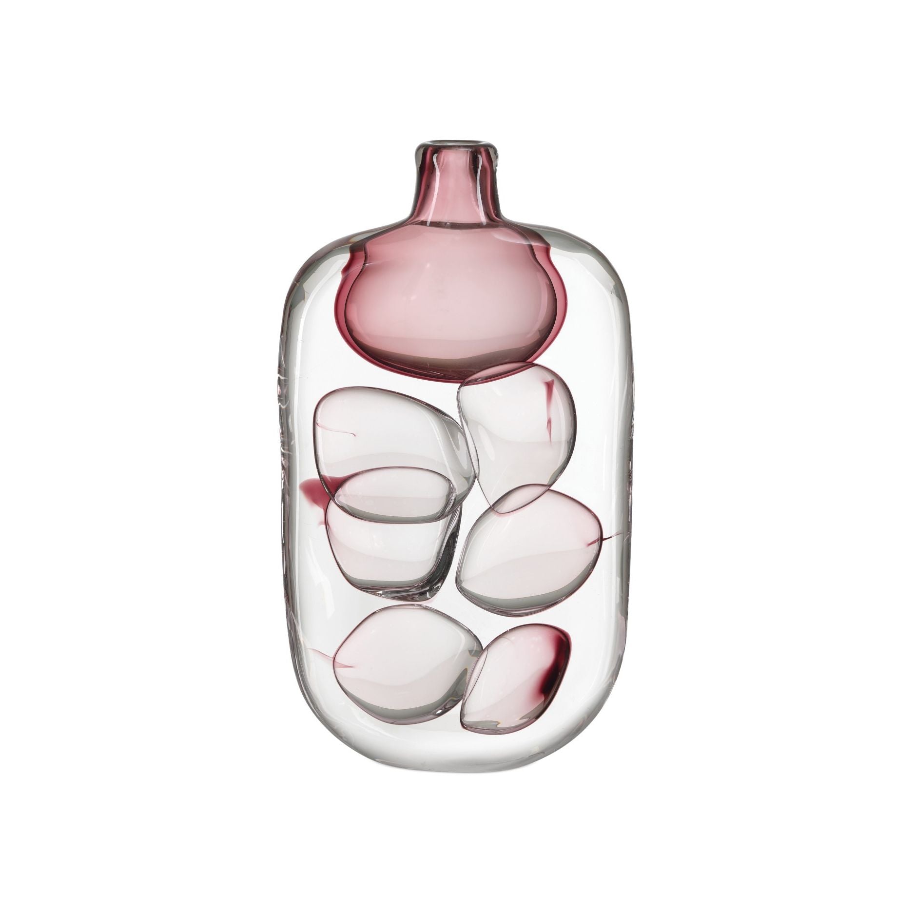 Currey and Company - 1200-1017 - Vase - Vicolino - Transparent / Violet