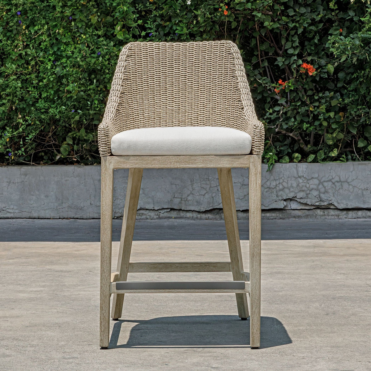 Uttermost - 53108 - Tabouret de bar - Paloma - Bois d'acajou