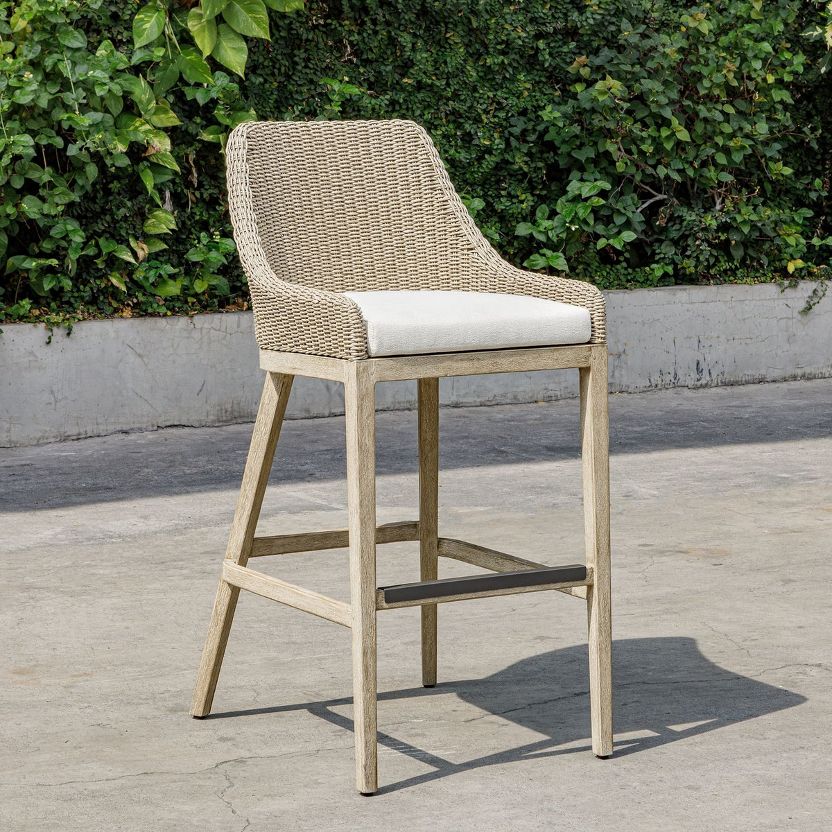 Uttermost - 53109 - Tabouret de bar - Paloma - Bois d'acajou