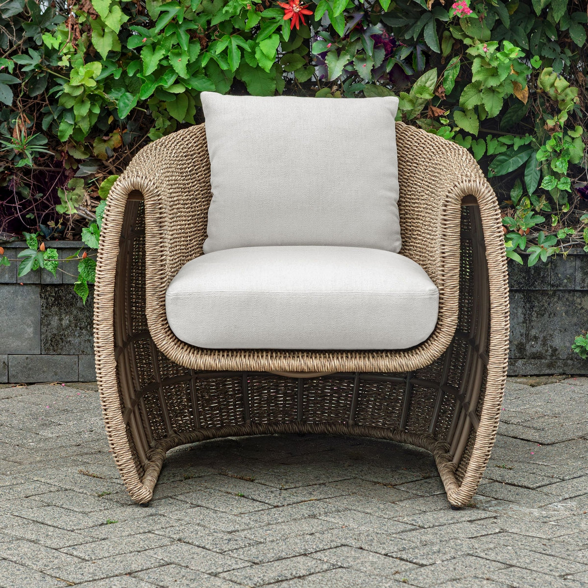 Uttermost - 53130 - Lounge Chair - Tropic - Golden Flax