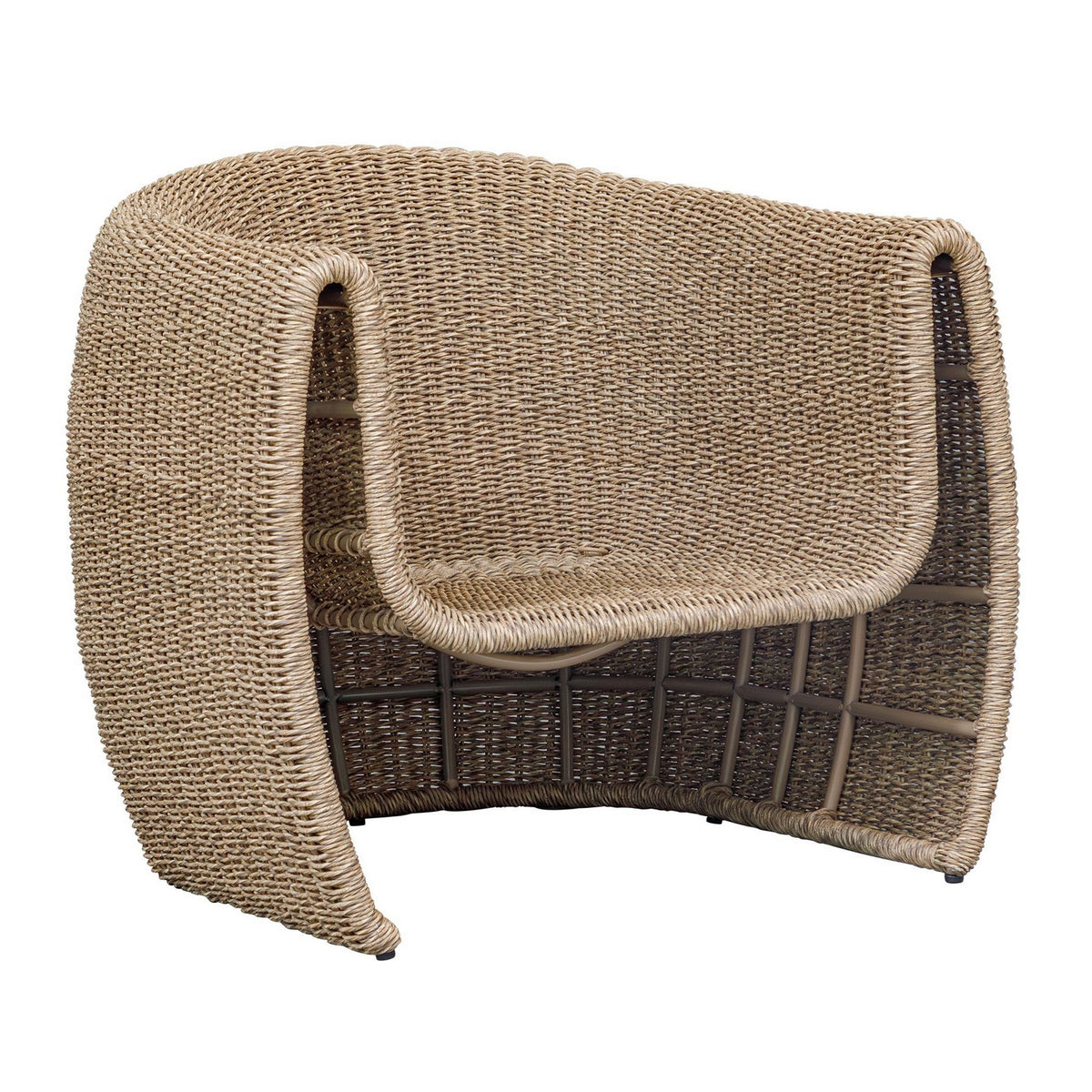 Uttermost - 53130 - Lounge Chair - Tropic - Golden Flax